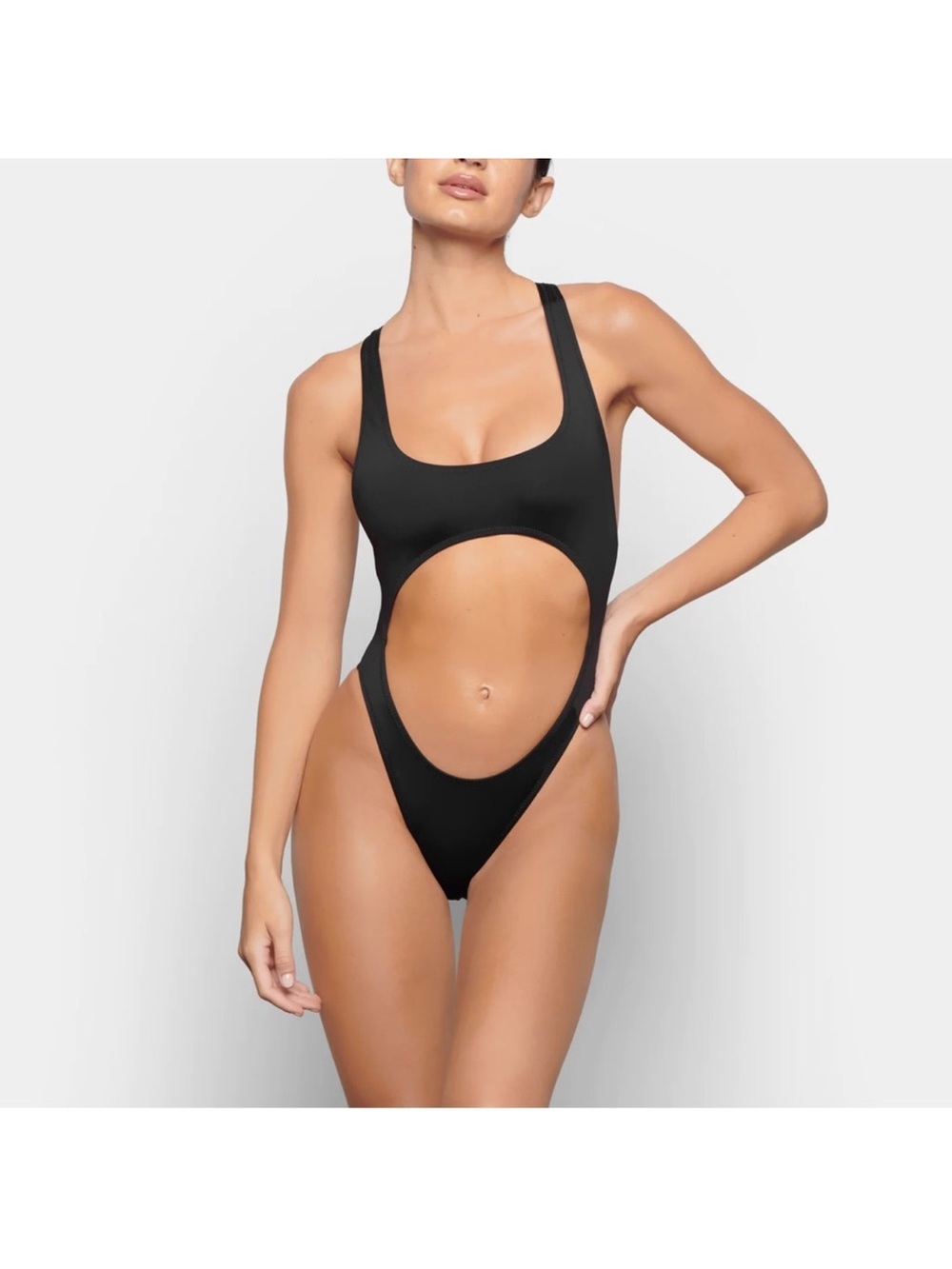 Skims monokini swimsuit NWT size 2X color onyx